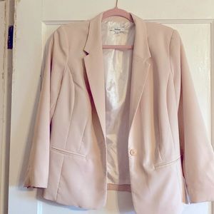 Pale pink blazer